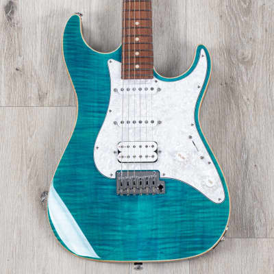 Suhr Standard Plus HSS Guitar, Pau Ferro Fretboard, Bahama Blue image 2