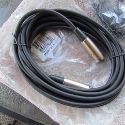 Set Of 2 XLR Microphone Cables Made In China 10ft XLR Cables Unused image 2
