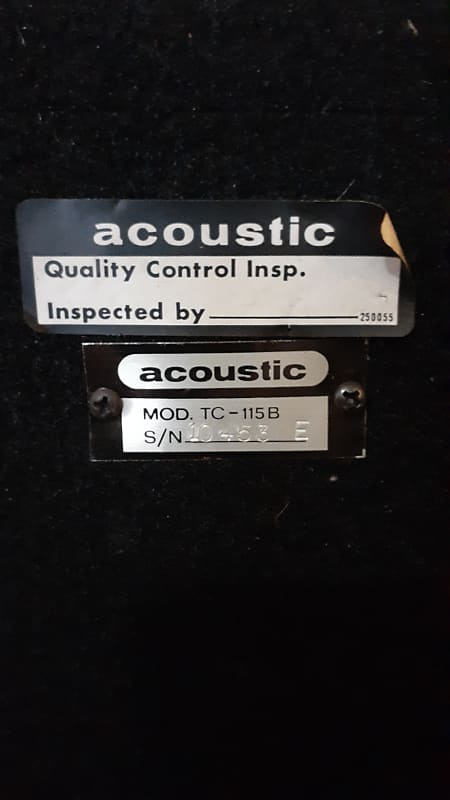 Acoustic TC-115B Black