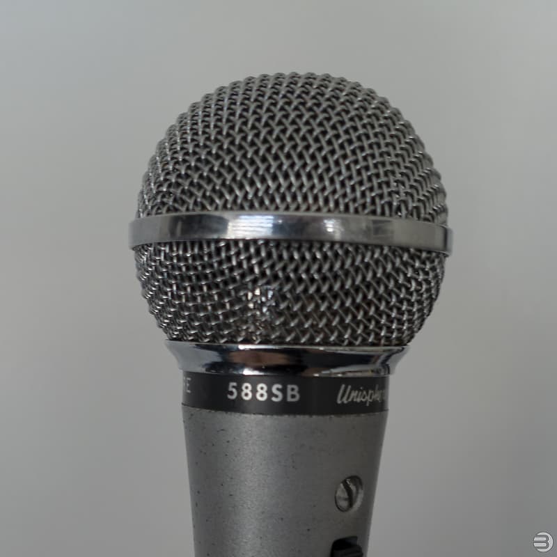 SHURE 588SB USA 製 Unisphere B ダイナミックマイク Shure 588SB Unisphere B Dynamic Microphone with Cable Made