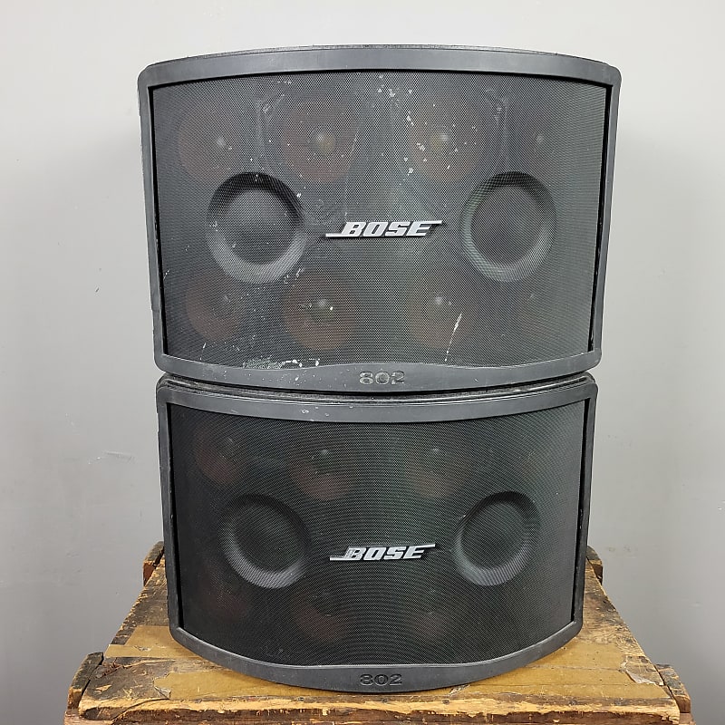 Pair of Bose Panaray 802 III Speakers Black | Reverb