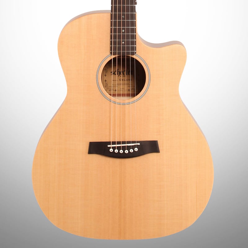 Schecter Deluxe Acoustic Guitar, Natural Satin image 1