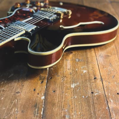 1989 Epiphone Sheraton Electric Guitar in Vintage Sunburst (Made in Korea, with OHC) image 4