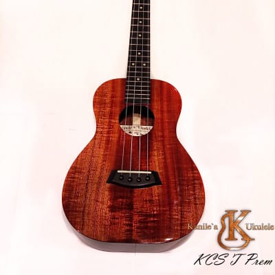 Kanile a KCS T Prem TRU-R Tenor ukulele with Premium Hawaii Koa wood #20426 Natural / High Gloss image 3