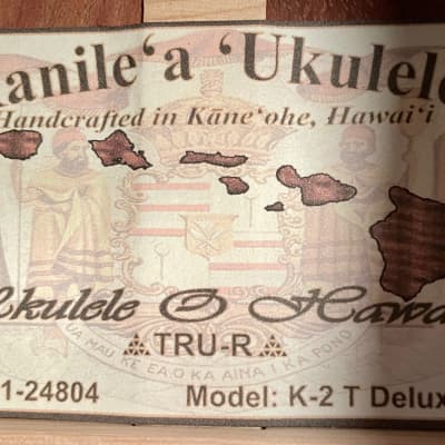 Kanile'a K-2 Tenor Deluxe Ukulele Silk Natural image 11