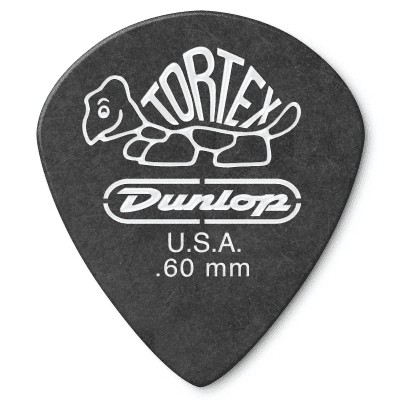 Dunlop 482P60 Tortex Jazz III .60mm Guitar Picks (12-Pack)
