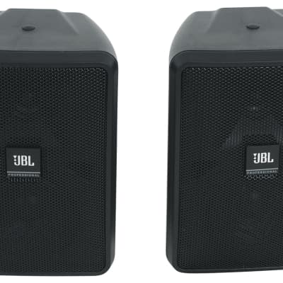 2 JBL Control 23-1 3" Indoor/Outdoor 70v Commercial Wall Mount Speakers in Black image 3