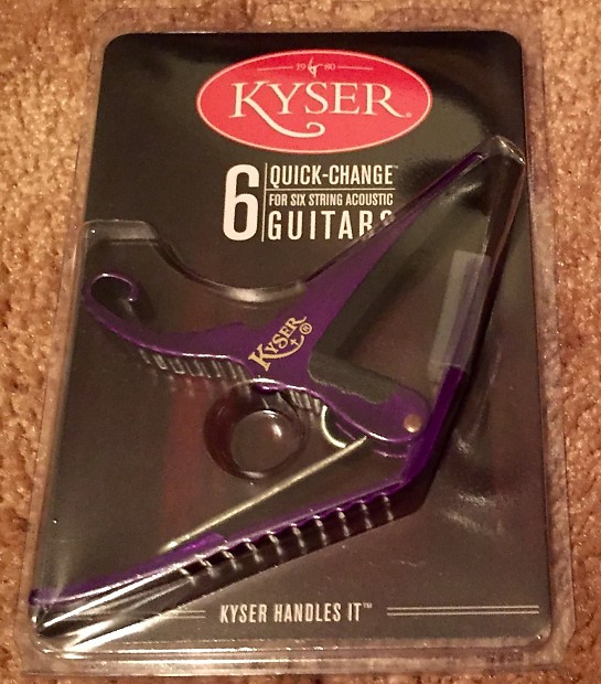 Purple Kyser Quick Change Capo Reverb UK