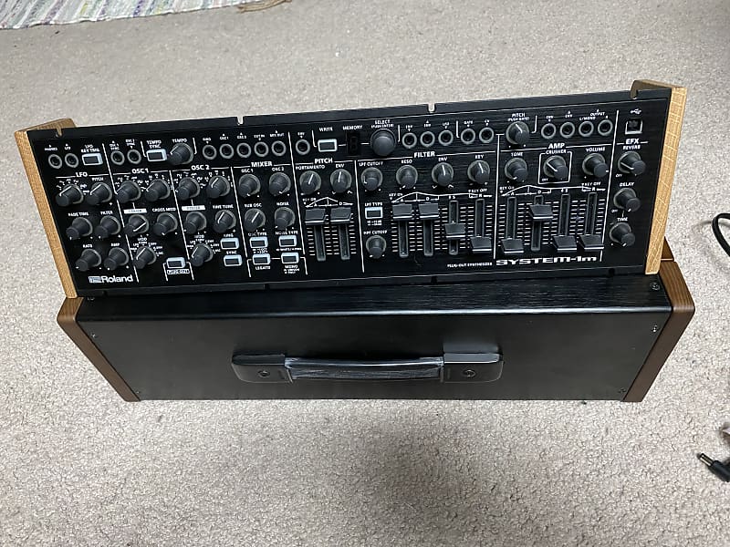 Roland System-1M Plug-Out synth with SYR-E84 Eurorack case