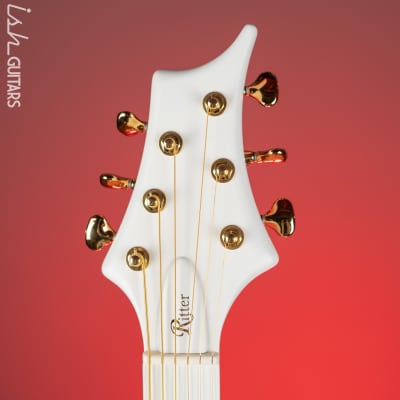 2010 Ritter Princess Isabella CO Edition Baritone Guitar White image 7