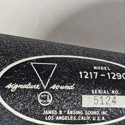 JBL James B Lansing Model 715 and 1217-1290 (1960's) Horn JBL James B Lansing Model 715 and 1217-1290 (1960's) Horn