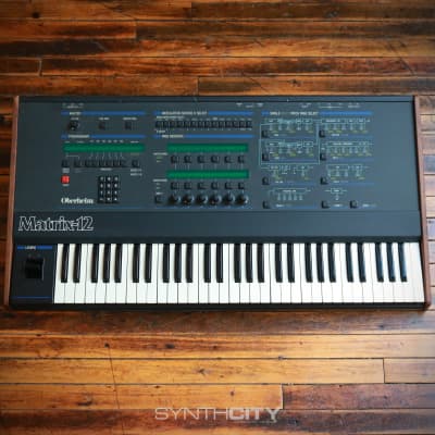 1980s Oberheim Matrix-12 (Fully Serviced) w/ ATA Flight Case