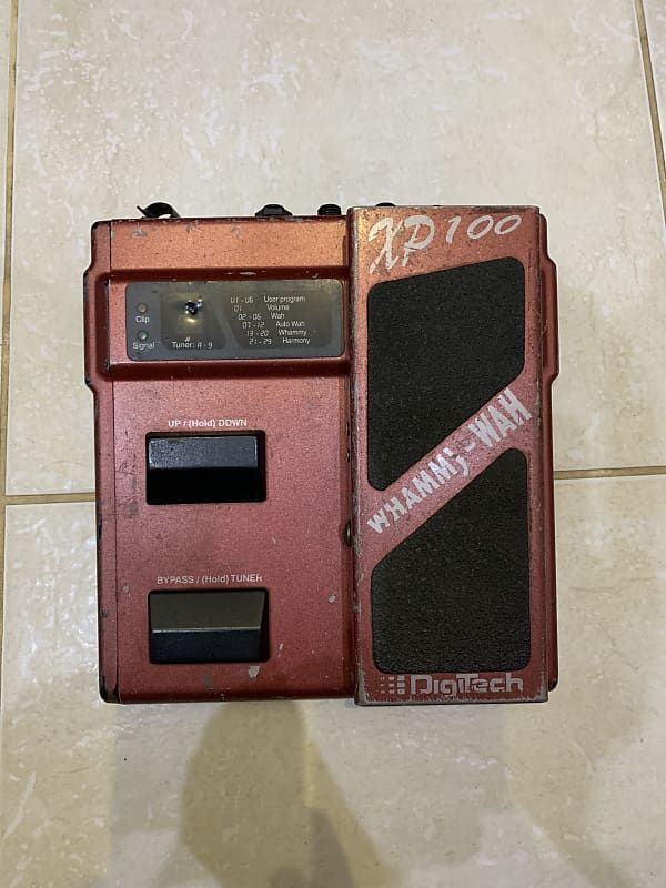 DigiTech XP-100 Whammy Wah 1990s - Red Rare! Dive bombs harmony pitch  shifter octave octaver harmonizer multi effects processor