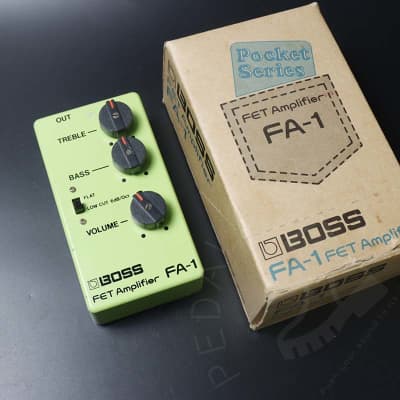Boss FA-1 FET Amplifier 1983 - Green | Reverb Boss FA-1 FET Amplifier 1983 - Green | Reverb