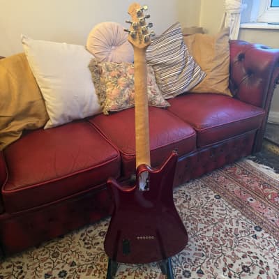 Ernie Ball Music Man Albert Lee MM90 Hardtail 2012 - Candy Red image 4