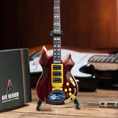 Jerry Garcia Grateful Dead Rosebud Tribute Mini Guitar Replica Collectible Officially Licensed image 4