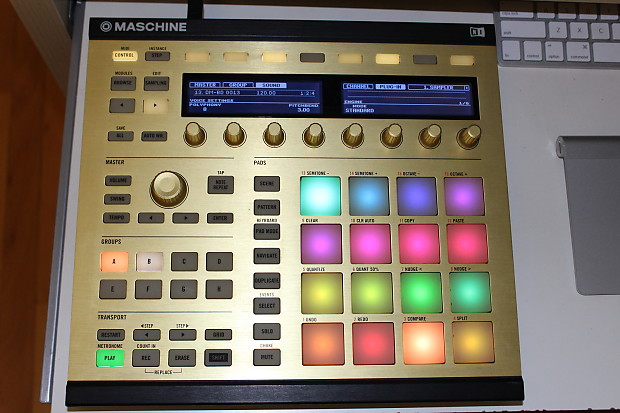 Native Instruments Maschine MK2 Midi Drum Controller - Special Limited Gold  Edition - Workstation