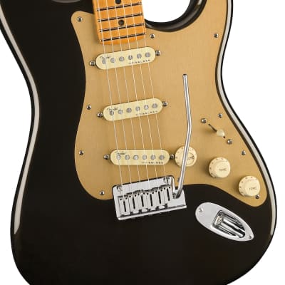 Fender American Ultra Stratocaster Maple Fingerboard Electric Guitar Texas Tea image 4