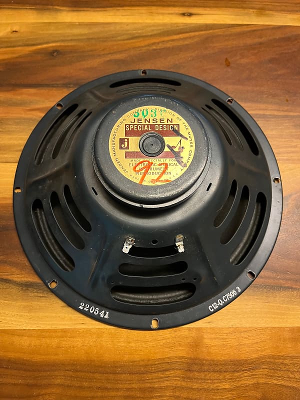 Vintage 1965 Jensen C12Q 12" speaker | Reverb