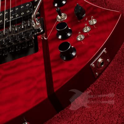 B.C. Rich Mockingbird Legacy ST with Floyd Rose Transparent Red image 8