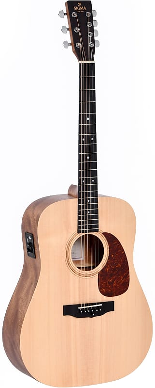 Sigma DM7E Electro Acoustic Guitar Natural image 1