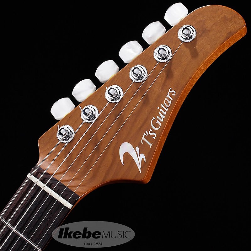 ギター T's guitars DST-Classic RoastedMapleNeck T's Guitars 2018 DST Classic 22 Roasted Flame Maple Neck