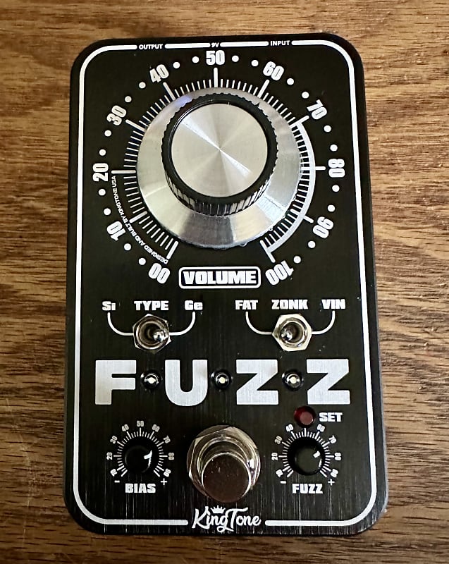 King Tone Guitar MiniFuzz V2 2010s - Black | Reverb