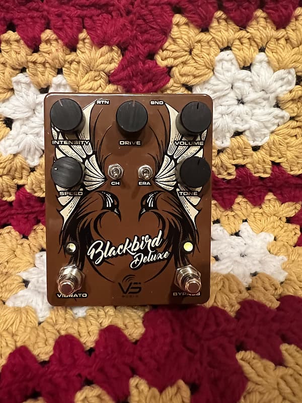 Vs Audio Blackbird Deluxe Overdrive/Tremolo Pedal Reverb