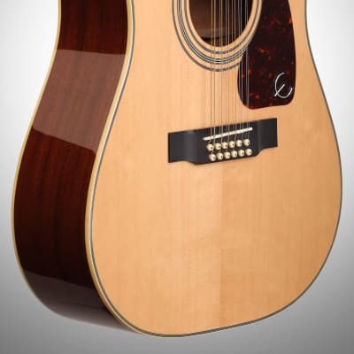 Epiphone DR-212 12-String Acoustic Guitar, Natural image 3