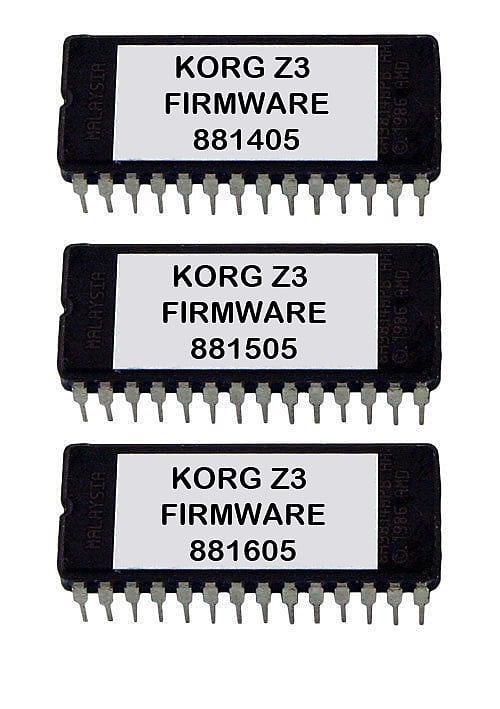 Korg Z3 Firmware Os Eprom Guitar Synthesizer Z-3 Rom image 1