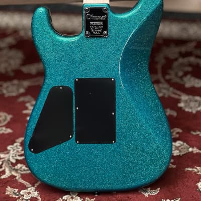 Charvel San Dimas Style 1 Pro-Mod Aqua Flake Electric Guitar - with Charvel Gig Bag image 8