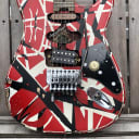 EVH Striped Series Frankie Relic Electric Guitar Van Halen Red/White/Black Stripes