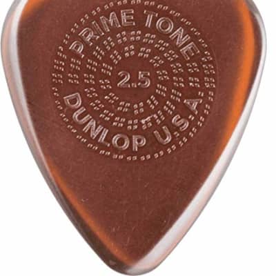 Dunlop Primetone Standard Guitar Pick 2.5mm Gripped 3-Pack image 1
