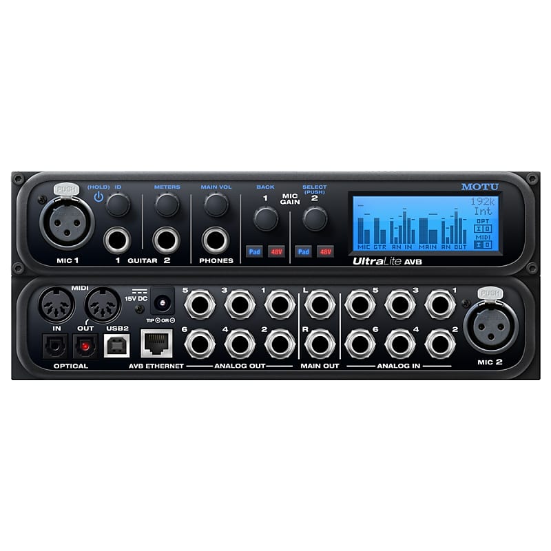 MOTU Ultralite AVB 18x18 Audio Interface (AVB/USB 2.0) | Reverb Finland