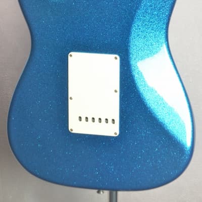 Fender Custom Shop Yamano 120th Anniversary Model Stratocaster Blue Sparkle Finish image 4
