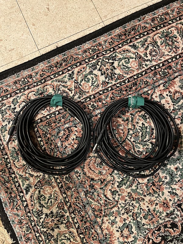 2 Monster guitar cables Black Reverb