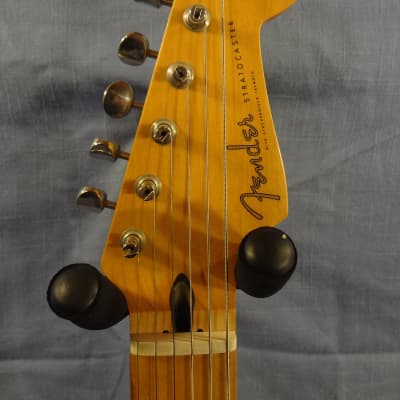 Fender MIJ Stratocaster 1989 Black original left hand model image 5