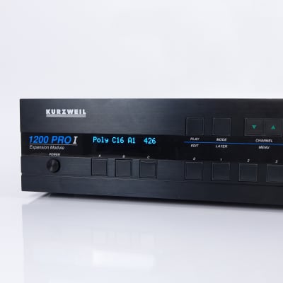 Kurzweil K1200R Rack OLED Display new blue