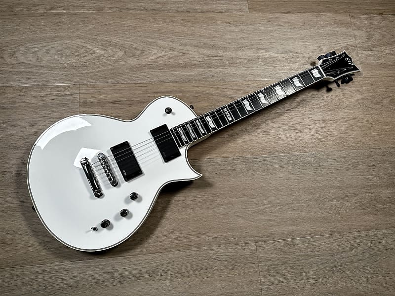 ESP MA-CTM white eclipse custom shop 2011 Gloss white