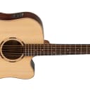 Washburn WLD20SCE Woodline Dreadnought Solid Spruce top Cutaway Acoustic Electric Guitar Natural