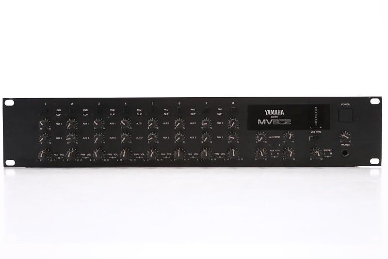 YAMAHA MV802 ラックマウントミキサー YAMAHA MV802 Rack Mountable 8-Channel Professional Audio