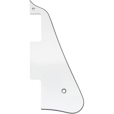 Pickguard for Chinese Made Epiphone Les Paul Standard Modern Style with Bracket (White 3 Ply Black) image 3