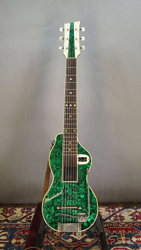 Herrnsdorf Universa 1960s  Electric Guitar w Rare Original Pedal image 1