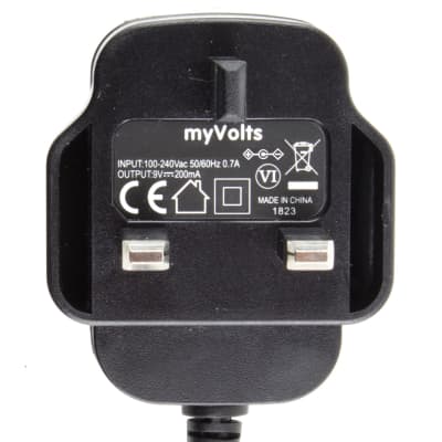9V Boss RC-30 Effects pedal-compatible replacement power supply unit by myVolts (UK plug) image 6