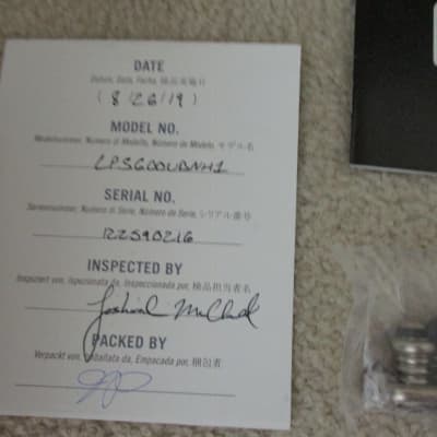 Gibson Unplayed Neal Schon/Journey Signed Original Collection Les Paul Standard 60s 2019 - Maple Top AA Grade image 12