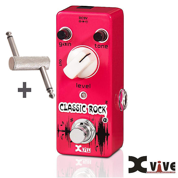 Xvive V1 Classic Rock Distortion Micro Effect Pedal Analog True Bypass FREE SHIPPING image 1