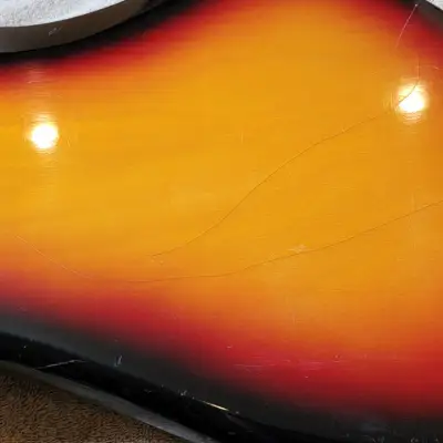 KILLER PLAYER Aria 1802T 1968-1975 Japan Surfcaster, Sunburst Electric Guitar! image 6