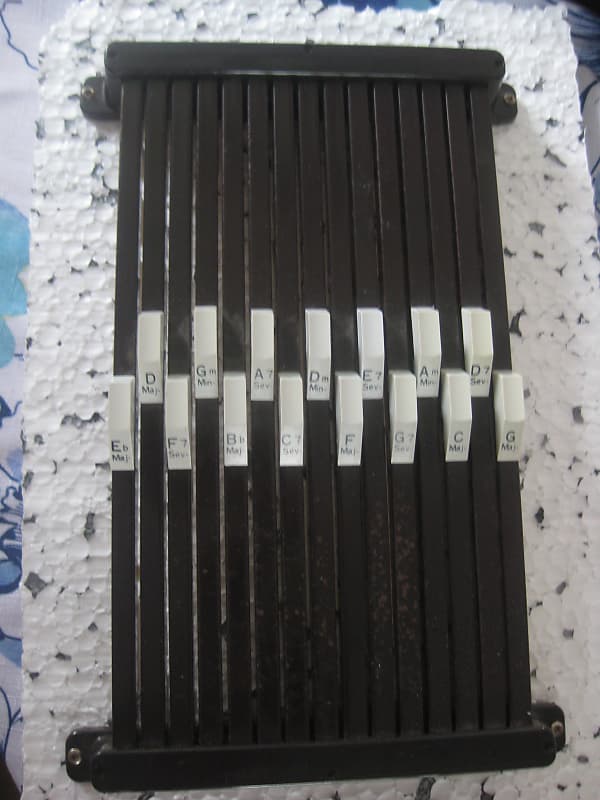 Chromaharp Autoharp 15 Chord Bars and Holders Complete Reverb