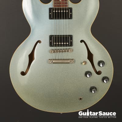 Gibson  Gibson Custom Shop ES 335 Light Blue Sparkle Metallic Used 2008 (Cod. 1432UG) image 2