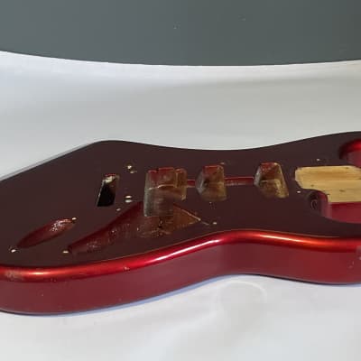 1987 Kramer USA Pacer Deluxe F Series Plate Candy Apple Red Guitar Body Floyd Ready image 19